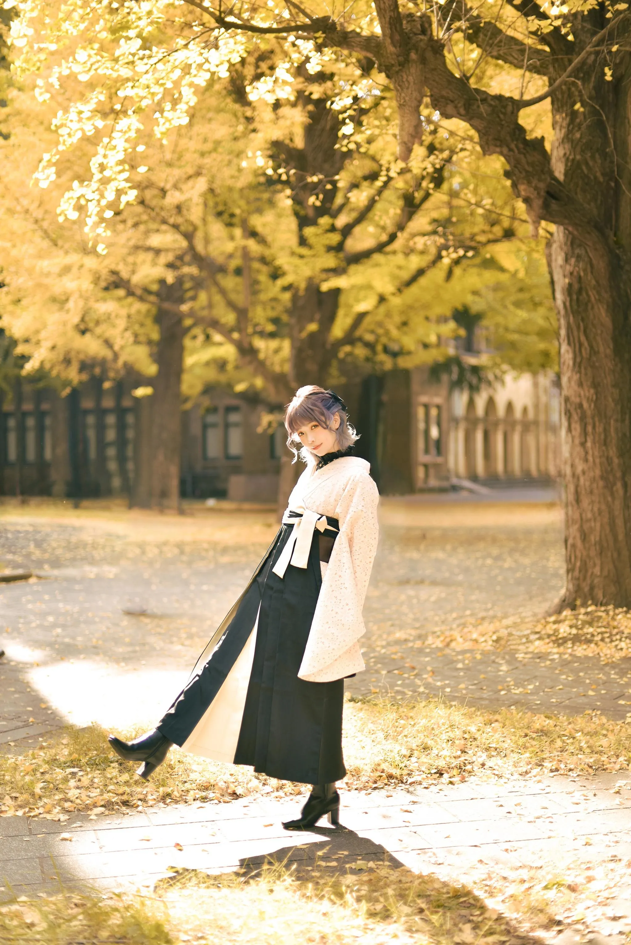 ElyEE子 – NO.130 23年11月订阅-Ginkgo Hakama [38P]插图3